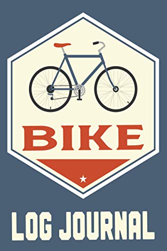 Bike Log Journal: Biking Logbook for Cyclists, Bicycle log Journal, Cyclist Training Diary, Logo Cover