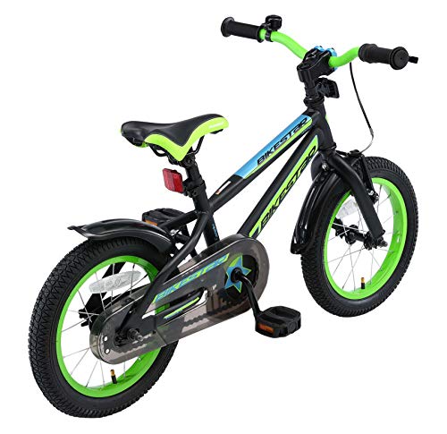 BIKESTAR Bicicleta Infantil para niños y niñas a Partir de 3 años | Bici de montaña 12 Pulgadas con Frenos | 12" Edición Mountainbike Negro