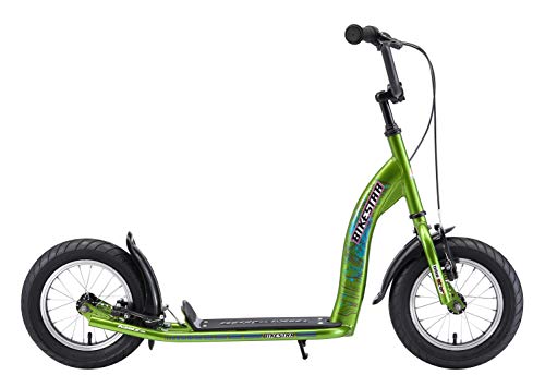 BIKESTAR Patinete Infantil Patineta Scooter Premium Scooter para niños y niñas a Partir de 6-7 años | Edición 12" Sport | Verde