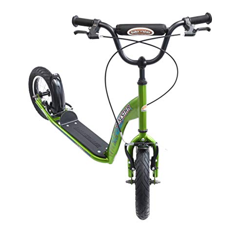 BIKESTAR Patinete Infantil Patineta Scooter Premium Scooter para niños y niñas a Partir de 6-7 años | Edición 12" Sport | Verde