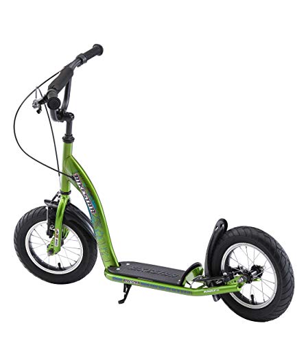 BIKESTAR Patinete Infantil Patineta Scooter Premium Scooter para niños y niñas a Partir de 6-7 años | Edición 12" Sport | Verde