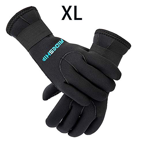 BIKETAFUWY Guantes de neopreno para hombre y mujer, para bucear, bucear, hacer surf, resistentes al frío, impermeables, térmicos, de esquí