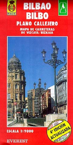 Bilbao, Vizcaya. Plano callejero y mapa de carreteras (Planos callejeros / serie roja)