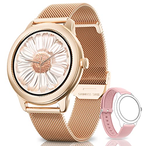 BILIFIT Reloj Inteligente Mujer 24 Modos Deportivos, Smartwatch Mujer IP68 Oxígeno Sanguíneo Presión Arterial Frecuencia Cardíaca Podómetro, Pulsera de Actividad Inteligente