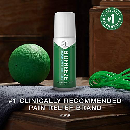 Biofreeze Pain Reliever Gel, 3 Ounce Roll-on Applicator