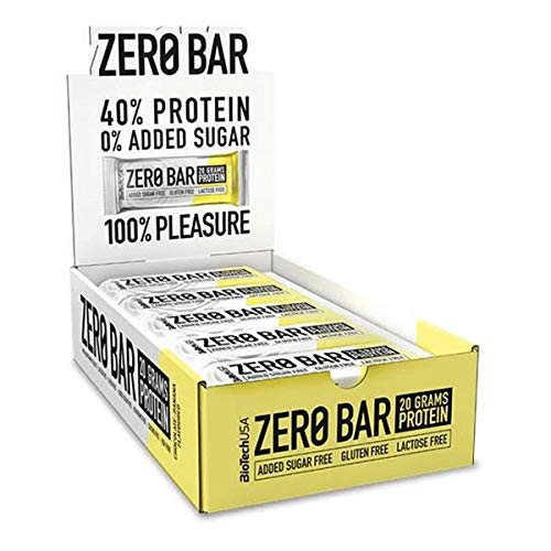 BIOTECH USA ZERO BAR 45% (20x50g) - CHOCO PLATANO