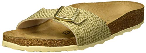 Birkenstock Madrid, Mules Mujer, Dorado (Magic Snake Gold Magic Snake Gold), 38 EU