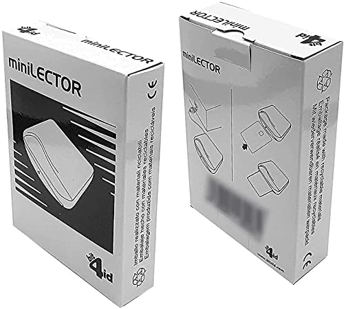 Bit4id Original Minilector Evo 2.0 RFID,lector de Smart Card Readers, Firma Digital SPID y CRS CNS, tarjeta sanitaria de papel, CAC Dod, Plug&Play,no controlador, admite tarjetas Common Criteria FIPS