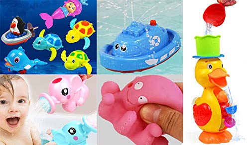 Black Temptation Toddler Bath Toys Sea Animals Squirter Juguetes para bebé niño niño niña#380