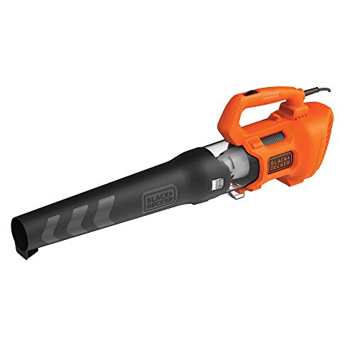 BLACK+DECKER BEBL185 Soplador de hojas axial 1.850W Velocidad de soplado 225 km/h Ventilador Axial Diseño Ligero y Compacto