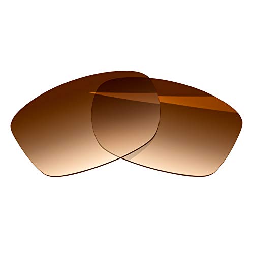 BlazerBuck Lentes de repuesto polarizadas para Oakley Jupiter Squared OO9135, Gradiente marrón polarizado.,