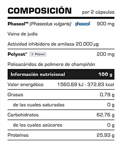 Bloqueador de Grasas y Carbohidratos TOTAL BLOCKER 90 Caps. - Producto de Calidad Optima y Quemagrasas Potente para Adelgazar - Vitobest