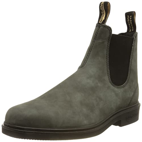 BLUNDSTONE Chisel Toe 1308 Zapatos Unisex adulto, Gris (Rustic Black Rustic Black), 42 EU (8 UK)