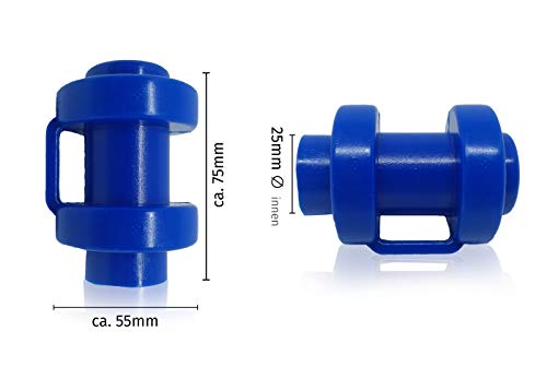 BM-Global 8x Tapas de trampolín (25 mm de diámetro), color azul