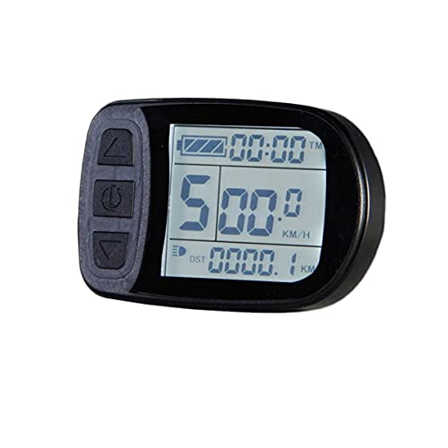 bmc-world | Pantalla KT-LCD5, ordenador de a bordo, pantalla LCD, iluminada, multifunción, conector Julet de 5 pines, bicicleta eléctrica, 24 V/36 V/48 V.