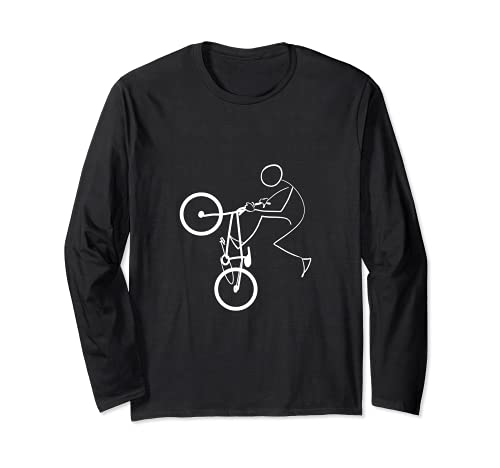 BMX Street Bicycle Ride Lover Ciclismo Minimalista Manga Larga