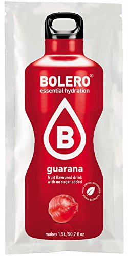 Bolero Bebida Instantánea sin Azúcar, Sabor Guaraná - Paquete de 24 x 9 gr - Total: 216 gr