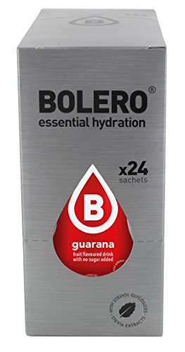 Bolero Bebida Instantánea sin Azúcar, Sabor Guaraná - Paquete de 24 x 9 gr - Total: 216 gr