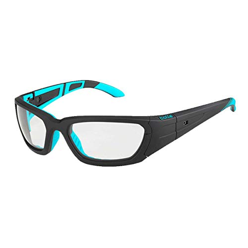 bollé League Gafas Sport Protective, Unisex Adulto, Black/Blue, Medium