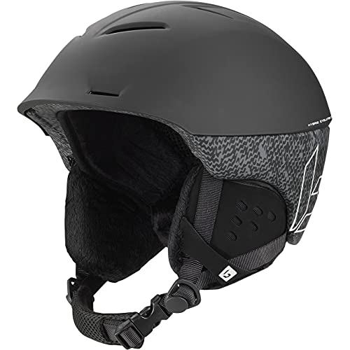 Bollé Synergy Cascos de esquí, Adultos Unisex, Black Matte, 54-58 cm