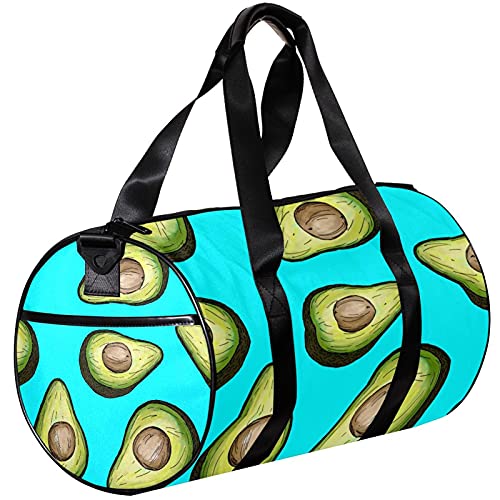 Bolsa de viaje para mujeres y hombres, receta, aguacate, deportes, gimnasio, bolsa de viaje, bolsa de equipaje al aire libre