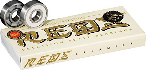 Bones Swiss Bearings Ceramic Super Reds - White - One Size