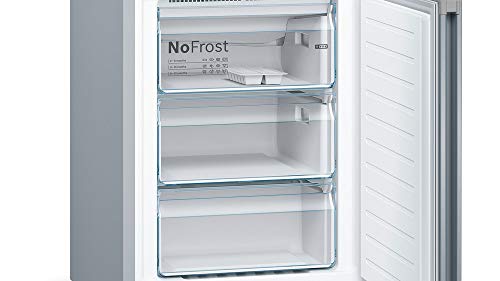 Bosch KGN39VIEA - Frigorífico Combi, Libre Instalación, Serie 4, Altura 2,03m, Inox