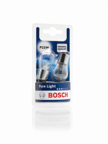 Bosch P21W Pure Light Lámparas para vehículos - 12 V 21 W BA15s - Lámparas x2