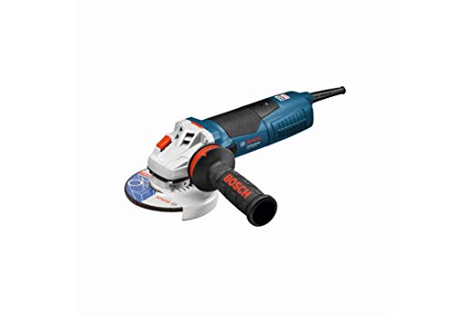 Bosch Professional GWS 17-125 CI, Amoladora angular (diámetro del disco 125 mm, 1700 vatios, incl. Tuerca de sujeción, tapa protectora, llave de dos agujeros, mango adicional)