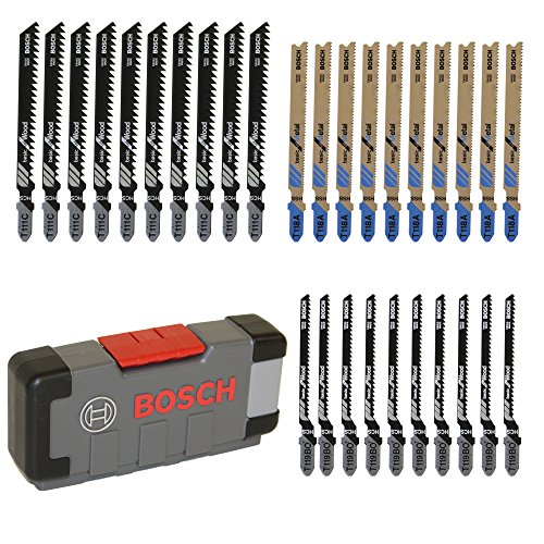 Bosch Professional Set Tough Box con 30 hojas de sierra de calar Basic for Wood and Metal (para madera y metal, accesorios de sierra de calar)