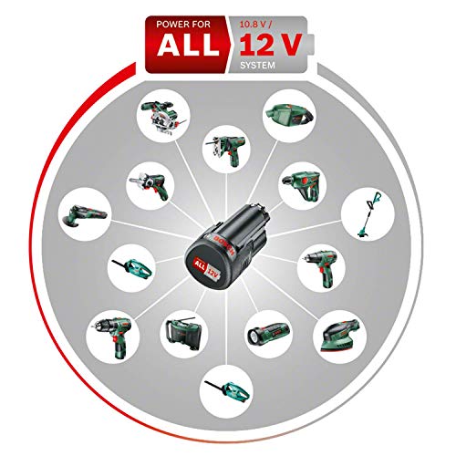 Bosch taladro/atornillador a batería EasyDrill 1200 (batería de 2,0 Ah, sistema de 12 V, juego de brocas y puntas de atornillar, en funda blanda) - Amazon Edición