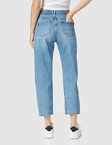 BOSS Straight Crop 1.3 10233445 01 Jeans, Navy417, 34 para Mujer