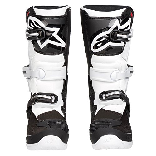 Botas Mx Niño Alpinestars Tech Seven S Negro-Fluorescent-Amarillo (Eu 40.5 / Us 7 , Negro)