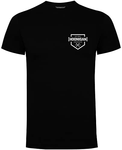 Bracket X Hoonigan Industries Ken Block - Camiseta para hombre, Negro , XL