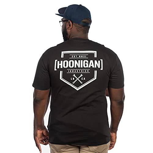 Bracket X Hoonigan Industries Ken Block - Camiseta para hombre, Negro , XL