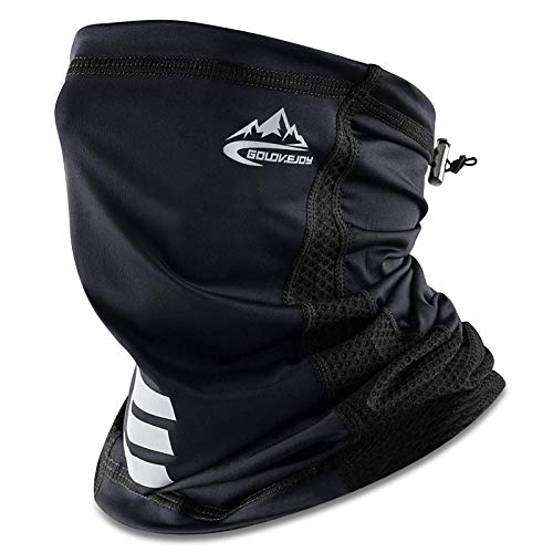 Braga Cuello Hombre Invierno Impermeable Bragas Moto Braga Termica Mujer Cuello Calentador de Cuello Elástica Polainas Polar Mascarilla Cuello para Deporte Esquí Ciclismo Correr Senderismo Caza