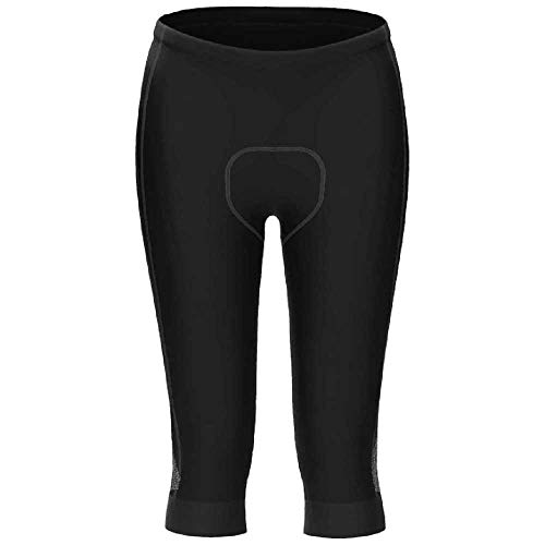 Briko Classic Lady Pant Mid Culotte Ciclismo Mujer, Mujer, New Black, M