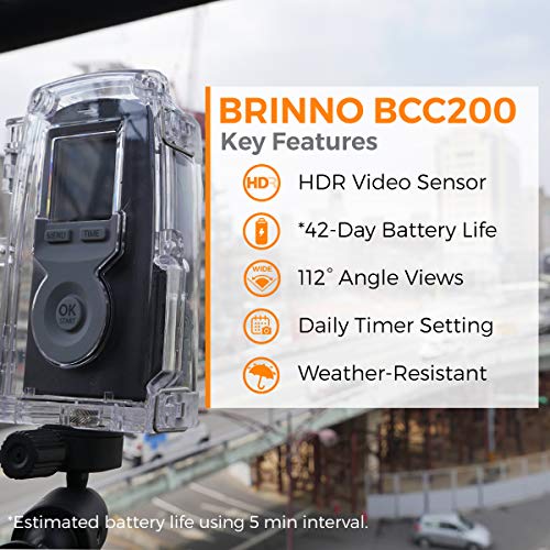 Brinno BCC200 Cámara Pro timelapse, color negro