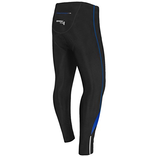 Brisk Bike Mallas de ciclismo para hombre, leggings térmicos, pantalones de ciclismo Coolmax, acolchados, tela italiana, entrega rápida