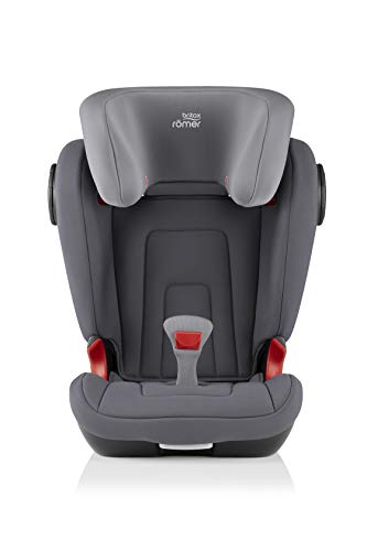 BRITAX RÖMER Silla Coche KIDFIX2 S con Protecciones Laterales Niño de 15 a 36 kg Grupo 2/3 de 3,5 a 12 Años, Storm Grey