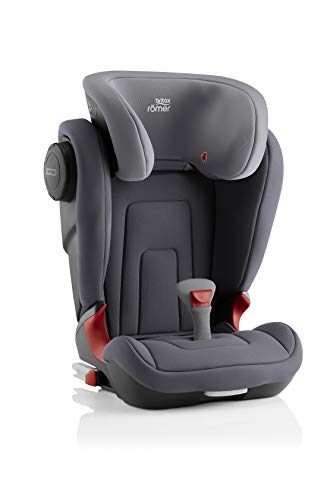 BRITAX RÖMER Silla Coche KIDFIX2 S con Protecciones Laterales Niño de 15 a 36 kg Grupo 2/3 de 3,5 a 12 Años, Storm Grey