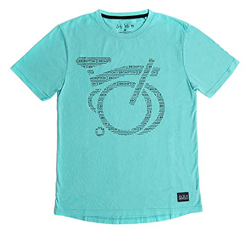 Brompton Logo Colección Camiseta 2020 Verde Turco S S