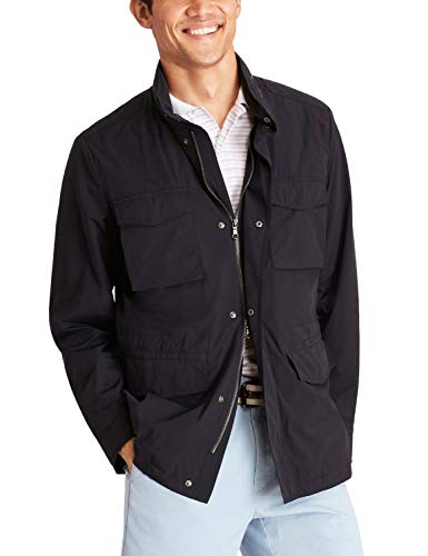 BROOKS BROTHERS 100125003 Parka, Azul (Blue 411), Small (Talla del Fabricante: S-) para Hombre