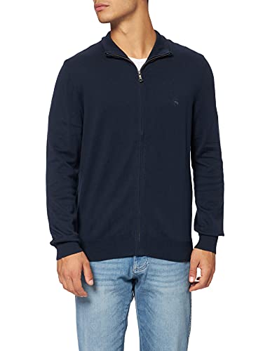 BROOKS BROTHERS Cardigan In Cotone. Full Zip Suter, Turquesa, L para Hombre