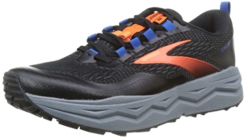 Brooks Caldera 5, Zapatillas para Correr Hombre, Black Orange Blue, 44.5 EU