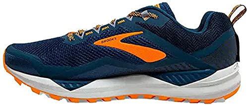 Brooks Cascadia 14, Zapatillas para Correr Hombre, Naranja Azul, 42.5 EU