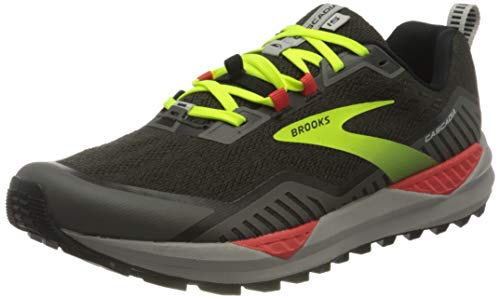 Brooks Cascadia 15, Zapatillas para Correr Hombre, Negro Fluor, 42 EU