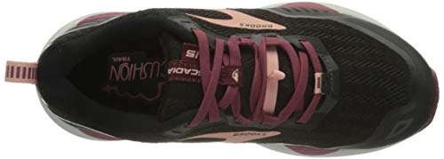 Brooks Cascadia 15, Zapatillas para Correr Mujer, Negro Rosa, 36 EU