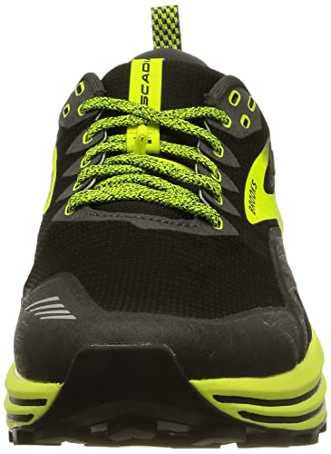 Brooks Cascadia 16, Zapatillas para Correr Hombre, Negro Verde, 45 EU