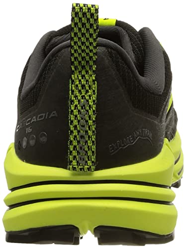 Brooks Cascadia 16, Zapatillas para Correr Hombre, Negro Verde, 45 EU